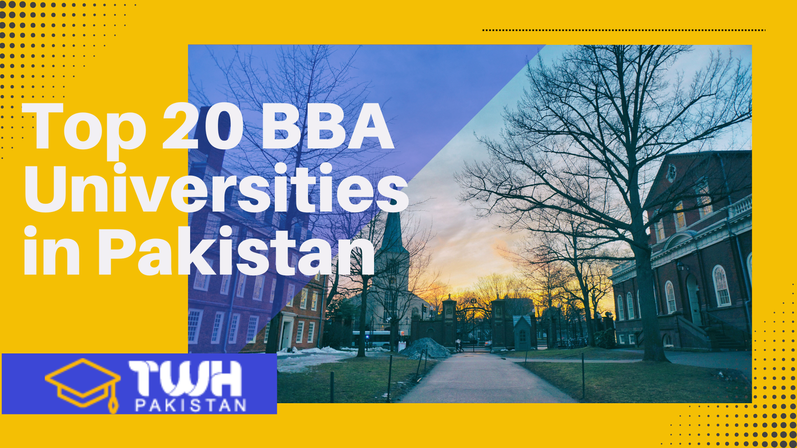 Top 20 BBA Universities in Pakistan